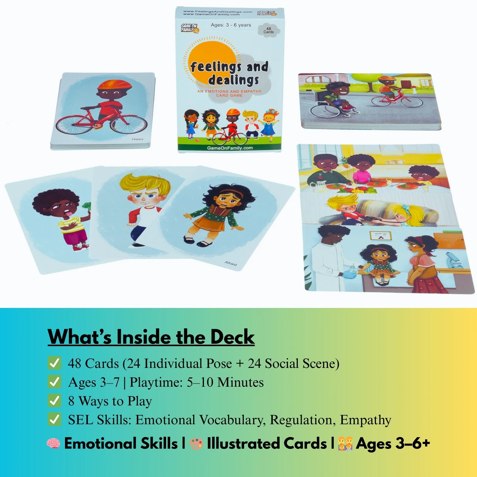 Feelings and Dealings: An Emotions and Empathy Card Game - Image 3