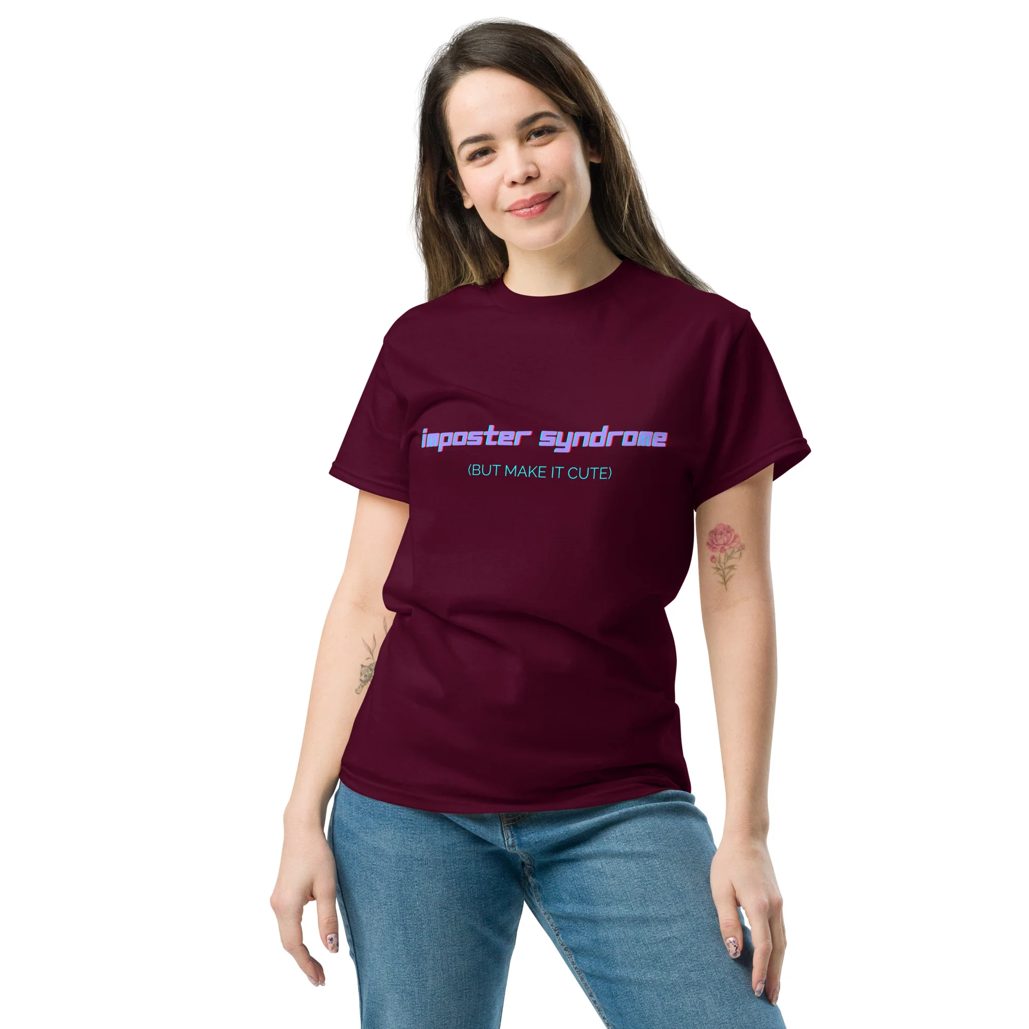 Imposter Syndrome (But Make It Cute) Unisex classic tee - Image 5
