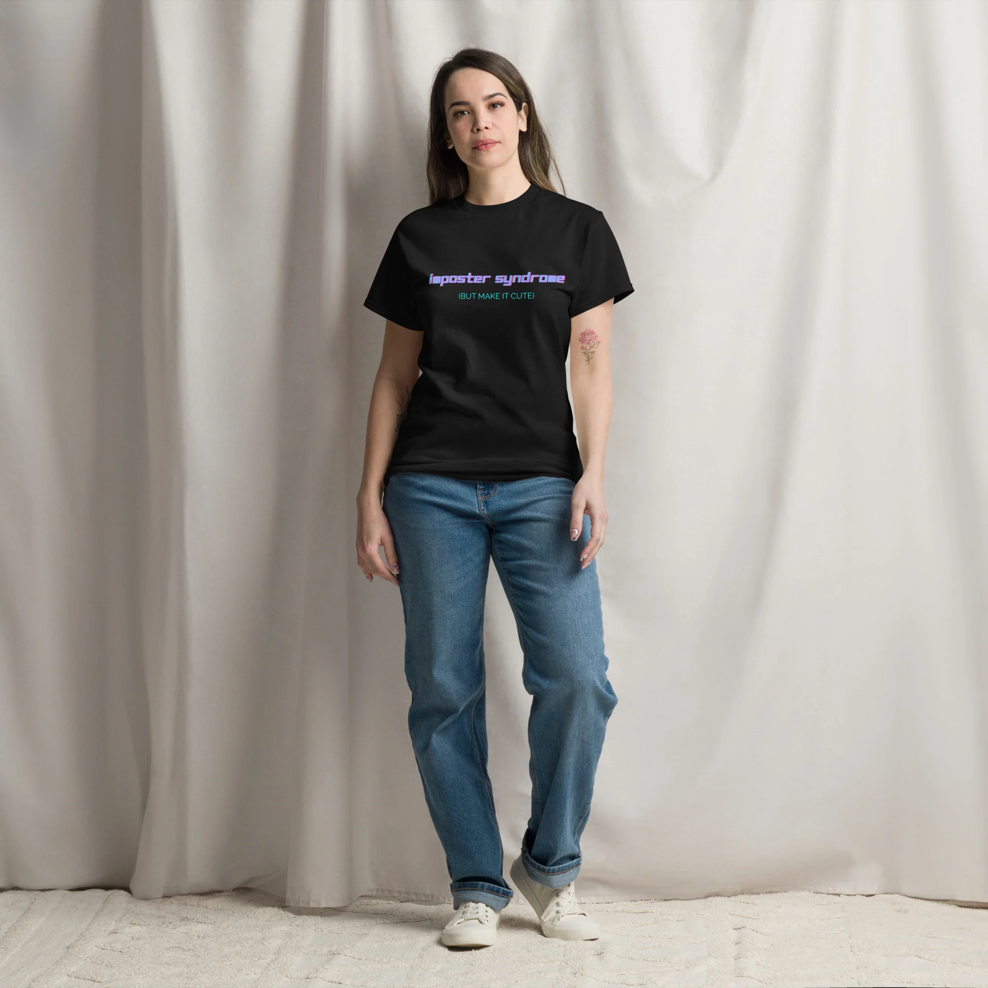 Imposter Syndrome (But Make It Cute) Unisex classic tee - Image 6